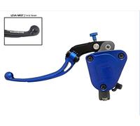 Bomba de embrague forjada, 19 x 20 cm, con bandeja integrada, palanca larga articulada azul (Pomello+palanca) para MV Agusta Brutale 990 R de 2010 a 2011, CC 990