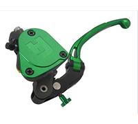 Bomba de embrague forjada, 19 x 20 cm, con bandeja integrada, palanca larga articulada verde (Pomello+palanca) para Benelli TnT 1130 Cafe Racer de 2006 a 2014, CC 1130