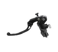 Bomba de embrague forjada 19 x 20 con carcasa de bomba anodizada negra, palanca larga negra (botón + palanca) para KTM 990 Supermoto de 2005 a 2008, CC 950