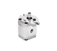 Bomba de engranajes hidráulica, engranaje alto HGP1A-F0.8-8R, eje llave plana, Hardware roscado, maquinaria automática