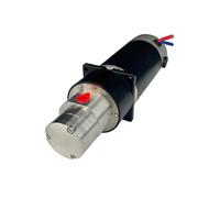 Bomba de engranajes magnética PKPF0.9-BSDC24V50W con motor de escobillas de 24 V CC, caudal de 0,9 ml/rev, 3 l/min. Cuerpo de acero inoxidable SUS316L. Engranajes de PTFE.