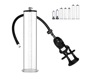 Bomba De Extensión VX7 P-È-Ņ-ĨŚ Growth Pump De Crecimiento Manual Para Hombre ḊÈ-Vèļőpp-ÈÛŔ Aspiradora Pèņ-Ĩśèxţ-Èņḋèŕ Silicona, 7/8/9/12 Pulgadas Opcional, Enorme Masajista,9/2in