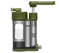 Bomba de filtro de agua de supervivencia portátil - Kit de de dispositivo manual purificador de equipo de emergencia, prensa compacta para herramientas de filtración para mochileros | Equipo d