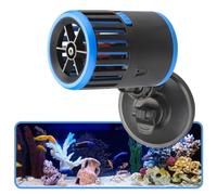 Bomba de Flujo de Acuario Vegena, 7000 L/H 10W Wave Maker, Submersible de Acero al Carbono, con Fuerte Base de Succión Magnética, 360 Grados, para Acuarios de Agua Dulce y Salada