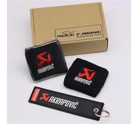 Bomba de Freno Delantero de algodón de la Motocicleta Freno de Fluido Freno de líquido Embrague Depósito de la Taza de Aceite Tapa de la Taza de calcetín Protector Llavero Gratis (Color : Black 2)