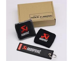 Bomba de Freno Delantero de algodón de la Motocicleta Freno de Fluido Freno de líquido Embrague Depósito de la Taza de Aceite Tapa de la Taza de calcetín Protector Llavero Gratis (Color : Black 2)