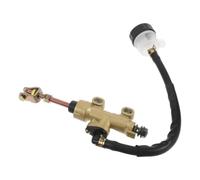 Bomba de Freno Hidráulica para Motocicleta, Trasera, Plástico y Metal | Restablece Frenado y Tacto Sensible, Enlace de Pedal Trasero, para Motos de Cross y Mecánicos
