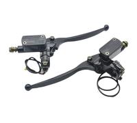 Bomba de Freno para Motocicleta, Cilindro Maestro Delantero, Palanca hidráulica de 8MM y 10MM de Aluminio, Compatible con Scooter Eléctrico Dirt Pit Bike ATV(Left Side 10MM)