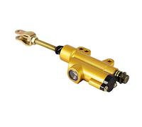 Bomba de Freno Trasero, Reparación de Cilindro Maestro de Embrague de Aluminio de Doble Orificio para Motocicleta Dirt Pit Quad Bike Sportbike ATV