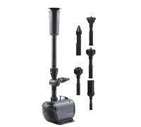 Bomba de fuente de agua, cuerpo de acero inoxidable, kit de filtro sumergible, 3 opciones de boquilla, motor de bajo consumo, flujo continuo, fácil instalación, resistente a la corrosión, perfecto