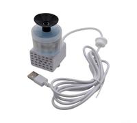 Bomba de fuente de agua segura de 5 V USB para mascotas, sistema de circulación modular filtrado con base de succión fuerte para gatos, perros y acuarios pequeños (1)
