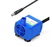 Bomba de fuente para gatos, bomba de fuente de agua ultra silenciosa para mascotas, bomba de fuente de cascada para gatos con luces LED, 12 V, para fuentes de mascotas Cat Mate y Dog Mate