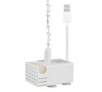 Bomba de fuente para gatos, modelo mini USB ultrasilencioso, micromotor de agua doméstica, accesorio compacto para jardín de roca