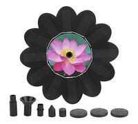 Bomba de Fuente Solar Mtlavishness, Motor sin escobillas de 6V 1,4W para decoración de paisaje de jardín, Baño de aves, circulación de agua de estanque pequeño
