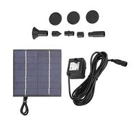 Bomba de fuente solar Munefe 1.4W, bomba de agua sumergible, bomba solar para fuente para baños de aves, peces, estondos pequeños, etc.