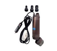 Bomba de Gasolina, Bomba eléctrica sumergible portátil pequeña de CC, 40L/min, 12V/24V, for suministro de combustible diésel, agua, tubo de pistola de aceite Simple de plástico(DC24,DC24)