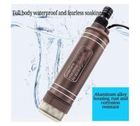 Bomba de Gasolina, Bomba eléctrica sumergible portátil pequeña de CC, 40L/min, 12V/24V, for suministro de combustible diésel, agua, tubo de pistola de aceite Simple de plástico(DC12,DC12)