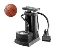 Bomba de globo deportiva, bomba de neumáticos de bicicleta | Bomba de inflado de neumáticos de bicicleta de piso activada por pie,Manómetro de alta presión versátil, bomba de aire portátil para