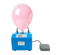 Bomba de globo portátil, bomba eléctrica para globos, inflador de fiesta, inflador de globos giratorio con batería digital de tiempo y bomba de globos
