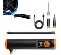 Bomba de inflación de neumáticos digitales - Unidad de compresores de aire, LED Lighting Panel, Rapid High Volume Inflation | Sturdy Compact Build for Motorcycle Bike Electric Scooter Inflatable Toys