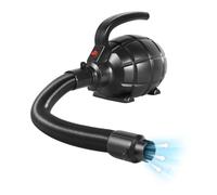 Bomba de inflado, bomba de aire eléctrica 600 W voltios mango ergonómico doble uso gran volumen silencioso ahorro de tiempo con 4 boquillas para camas de agua (UE 220-240V)