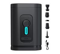 Bomba de inflado eléctrica, bomba eléctrica para colchón de aire, soplador de inflador recargable, soplador de aire portátil para inflables, mini bolsa de almacenamiento al vacío, soplador de succión