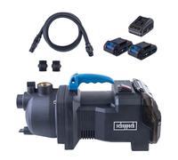 Bomba de jardín batería 40V 3000L/h Scheppach set s2 c-gp3000-x