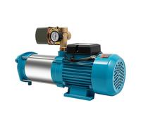 Bomba de jardín profesional, 1300 W, 6000 l/h, 9,8 bar, Bomba de Presion, Bomba de Agua, Bomba Centrífuga con Manómetro