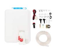 Bomba de limpiaparabrisas KIMISS, kit de lavadora universal, bomba de limpieza, depósito de limpiaparabrisas de 12V 1.8L
