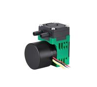 Bomba de líquido de diafragma sin escobillas, velocidad ajustable de 180/300 ml/min, minibomba de agua de doble uso for gas y líquido for laboratorio y bricolaje(Barb Fitting,300mL)