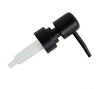 Bomba de loción de 28 hilos hecha de ABS suave dispensación para jabón y productos de baño (negro)