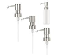 Bomba de loción de 3 piezas con rosca, dispensador de jabón y dispensador de jabón, bomba desinfectante de manos para tamaño estándar de cuello 28/400 (28 mm)