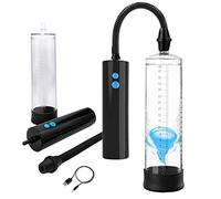 Bomba De Lujo Premium Para El Pene Eléctrica Juguetes Sexuales Para Hombres Fortalecer Erección Y Aumentar Con 3 Potencias De Succión, Mejora 3 En 1 Extensor Bomba De Vacío Masajeador