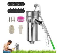 - Bomba de mano, bomba manual para pozos - Bomba de agua de pozo de acero inoxidable - Bomba de mano para pozos profundos, bomba de agua subterránea para el jardín de casa