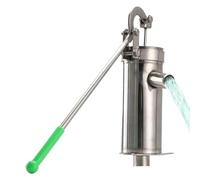Bomba de mano para bien, bomba de jarra,Mano de la bomba de agua subterránea | Dispositivo de succión de agua de pozo manual, fuente de refuerzo de acero inoxidable para exterior, estanque, jardín