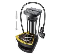 Bomba de neumáticos de pie, inflador de pie ligero con manómetro para coche, inflador compacto de neumáticos de bicicleta para motocicleta, eléctrico, scooter, sedán, camioneta