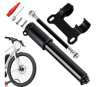 Bomba de neumáticos para bicicleta - Compresor de bicicleta con manguera | Kit de bomba de marcha rápida compacta con manguera, accesorios de equipamiento deportivo para fútbol y bicicleta de montaña