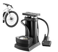Bomba de neumáticos para bicicletas, activada por el pie, inflador de aire portátil de alta presión con manómetro para neumáticos de coche, carretera, montaña