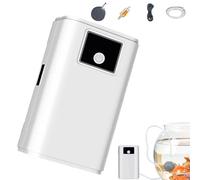 Bomba de oxígeno del tanque de agua, bomba de aire para acuarios | Pump burbujeante 'acuario - A aireador de susurros eléctricos, dispositivo de oxígeno ajustable, burbujeador recargable con tub