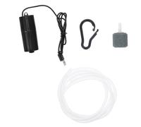 Bomba de Oxígeno para Acuario USB Portátil Silenciosa 1w | Abs y Cobre, 5v 1a, Tamaño Compacto, Gancho Incluido, para Acuarios y Peces Ornamentales Color Aleatorio