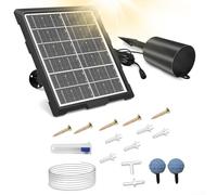 Bomba de oxígeno temporizada solar con motor silencioso y clasificación IP68 para aireación de estanques, velocidades ajustables para el cuidado del entorno acuático personalizado