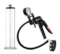 Bomba de pene, Bomba de masturbación de pene al vacío, Entrenador para hombres, Taza de agarre con puntero de anillo de bloqueo de retardo, Estimulador para crecimiento y agrandamiento del pene(9*2.25