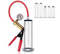 Bomba de pene, Bomba de vacío para agrandar el pene, Bomba con mango de tijera y manómetro, Ayuda para la extensión de la erección(12 * 2.25in)