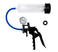 Bomba de pene con mango de tijera y manómetro, 21,5 cm de diámetro, 5,5 cm de diámetro, para aumentar la potencia, alargamiento del pene, erección, ayuda a la impotencia, aumento del pene, bomba de vacío para hombres