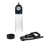 Bomba de pene con manómetro, 20 cm de diámetro, 7 cm de diámetro, para aumentar la potencia, alargamiento del pene, erección, ayuda a la impotencia, aumento del pene, bomba de vacío para hombres