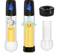 Bomba de Pene Eléctrica 2 en 1, Juguetes Sexuales al Vacío para Masturbación Masculina, Extensor de Pene, Erecciones más Fuertes, con 6 Niveles de Succión y 10 Modos de Vibración