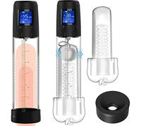 Bomba de Pene Eléctrica, Juguetes Sexuales al Vacío para Masturbación Masculina, Extensor de Pene, Erecciones más Fuertes, con 6 Niveles de Succión y 10 Modos de Vibración