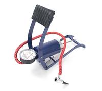 Bomba de pie - bomba de aire robusta con manómetro integrado, ideal para inflar neumáticos y deportes, fácil de usar y transportar.*