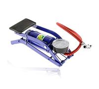 Bomba de pie Cilindro inflador de Aire de un Solo Barril Bomba de Piso portátil para Bicicletas, Motocicletas, Coches, Bolas y Otros inflables