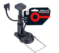 Bomba de Pie para Bicicleta 160 PSI / 11 Bar - Bomba de Pie con Manometro | Mancha para Bicicleta Rueda, MTB, BMX, E-Bike | Inflador Manometro | Hinchador Bici | Bike Floor Pump